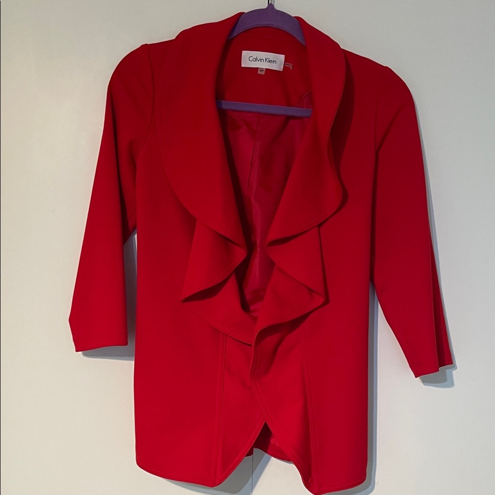 Calvin Klein Women's Scarlet Blazer